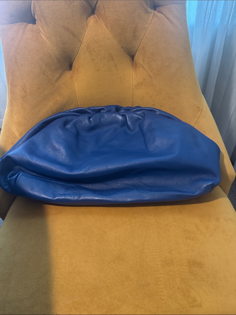 Etsy Blue Women’s Slouchy Leather Clutch